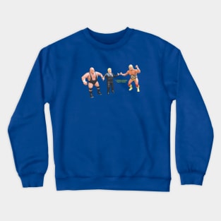 LeJeNdary Wrestling Figures Podcast Big Blue 2 Crewneck Sweatshirt